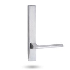 4805 SQUARE END PLATE WITH 178 LEVER Satin Chrome