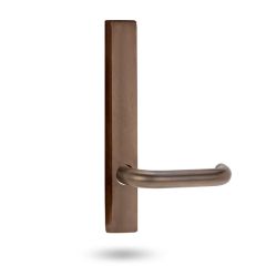 4805 EXT SQUARE END PLATE WITH LEVER 70 Architectural Bronze