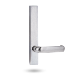 4805 SQUARE END PLATE WITH 77 LEVER Satin Chrome