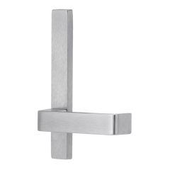 4805 SQUARE END PLATE WITH 90 LEVER Satin Chrome