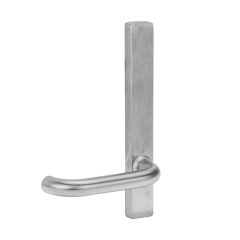4809 SQUARE END PLATE WITH FIXED 70 LEVER RH Satin Chrome