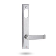 4901 SQUARE END PLATE WITH CYLINDER HOLE & 59 LEVER Chrome Plate