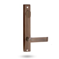 4904 SQUARE END PLATE WITH TURN & 59 LEVER Polished Brass Unlacquered