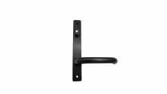 4904 SQUARE END PLATE WITH TURN & 70 LEVER Polyester Powdercoat