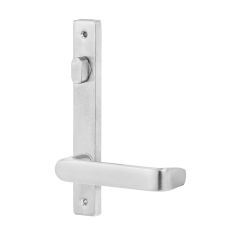 4904 SQUARE END PLATE WITH TURN & 59 LEVER Satin Chrome