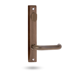 4904 SQUARE END PLATE WITH TURN & 70 LEVER Architectural Bronze