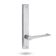 4905 SQUARE END PLATE WITH 145 LEVER Satin Chrome