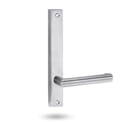 4905 SQUARE END PLATE WITH 155 LEVER Satin Chrome
