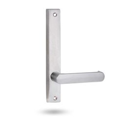 4905 INT SQUARE END PLATE WITH LEVER 166 Aged Brass