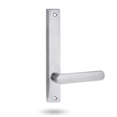 4905 SQUARE END PLATE WITH 106 LEVER Satin Chrome