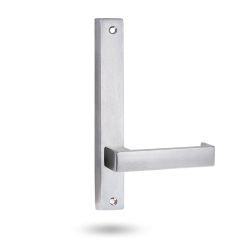 4905 SQUARE END PLATE WITH 111 LEVER Satin Chrome