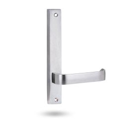 4905 SQUARE END PLATE WITH 131 LEVER Satin Chrome