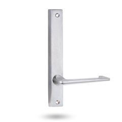 4905 SQUARE END PLATE WITH 132 LEVER Satin Chrome
