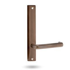 4905 INT SQUARE END PLATE WITH LEVER 144 Architectural Bronze