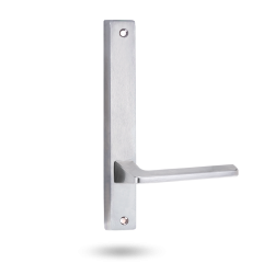 4905 SQUARE END PLATE WITH 178 LEVER Satin Chrome