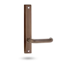 4905 SQUARE END PLATE WITH 70 LEVER Architectural Bronze
