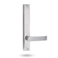 4912 SQUARE END PLATE WITH LED LENS & 59 LEVER Satin Chrome
