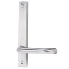 4912 SQUARE END PLATE WITH LED LENS & 70 LEVER Satin Chrome