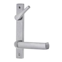 4939 SQUARE END PLATE WITH ACCESSIBLE TURN & 77 LEVER Satin Chrome