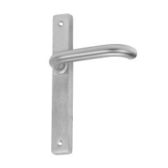 4980 SQUARE END PLATE TO SUIT 3540 SERIES WITH 90 DEGREE 70 LEVER ONLY Satin Chrome