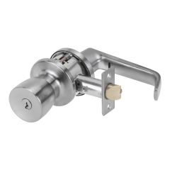 536-956 SERIES EXTERIOR ESCAPE COMBINATION DEADLATCH TP 5KA Satin Chrome