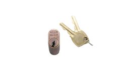 LOCKWOOD C4 570 AUSTRALIAN OVAL CYLINDER WITH X CAM 5KA Antique Copper