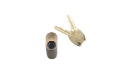 LOCKWOOD C4 570 AUSTRALIAN OVAL CYLINDER WITH V CAM 5KD Arch Bronze Unlacquered