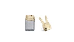 LOCKWOOD 570E CYLINDER 50MM LONG WITH Z CAM 5RP Satin Chrome