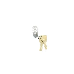 LOCKWOOD C4 570E 3777 DUAL ACCESS MORTICE LOCK LOWER CYLINDER 5KD Chrome Plate