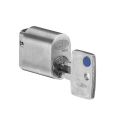 LOCKWOOD TWIN 570 AUSTRALIAN OVAL CYLINDER WITH Z CAM MK Satin Chrome