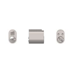 LOCKWOOD MTL800 590 CYLINDER WITH R CAM KD/KA Satin Chrome