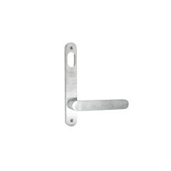 5901 INT ROUND END PLATE WITH CYLINDER HOLE & LEVER 106 Polyester Powdercoat