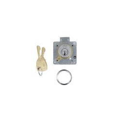 LOCKWOOD C4 693 5 PIN CUPBOARD LOCK "B" CONFIGURATION 5KA Chrome Plate