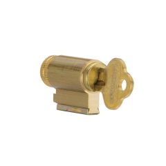 LOCKWOOD SYMMETRY SERIES 1 CYLINDER ASSEMBLY 5KA Polished Brass