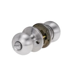 SYMMETRY ENTRANCE SET MANOR TP 5PIN RESTRICTED PROFILE Satin Stainless Steel