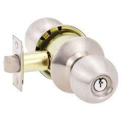 SYMMETRY ENTRANCE SET IMPERIAL TP 6PIN PROJECT KEYED Satin Stainless Steel