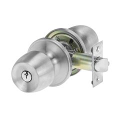 SYMMETRY ENTRANCE SET BELL TP 5PIN RESTRICTED PROFILE Satin Stainless Steel