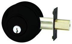 SYMMETRY DEADBOLT DOUBLE CYLINDER TP 5PIN PROJECT KEYED Matt Black