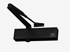 726 SERIES SIZE 2-4 CLOSER ADJUSTABLE BC BLACK Black