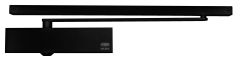 726 SERIES SIZE 2-6 SLIDE RAIL CLOSER ADJUSTABLE BC BLACK Black