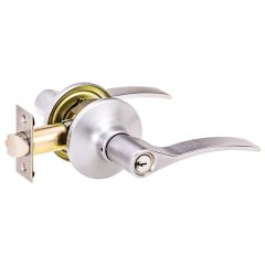 SYMMETRY ENTRANCE SET DISTRICT TP 6PIN PROJECT KEYED Satin Chrome