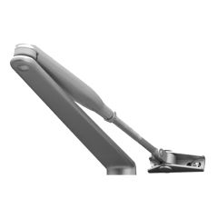 7714 SERIES SHORT ARM ASSEMBLY TO SUIT 350-500MM WIDTH DOORS Silver