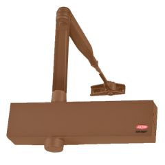 7726 SERIES SIZE 2-6 CLOSER ADJUSTABLE BACKCHECK DELAYED ACTION BRN Brown