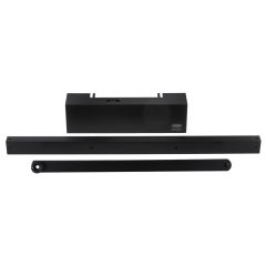 7726 SERIES SIZE 2-6 SLIDE RAIL DOOR CLOSER BACKCHECK DA BLK Black