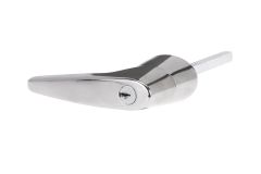 LOCKWOOD 8474 GARAGE DOOR LOCK 5KD Chrome Plate