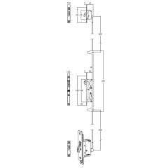 8654 STANDARD 3 POINT KIT No Finish