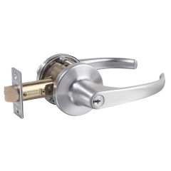 930 SERIES KEY IN LEVER EXTERIOR DEADLATCH SET 6PK Satin Chrome
