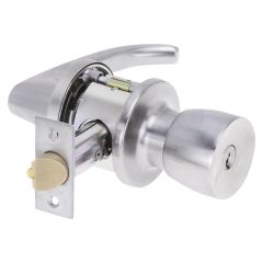 938 SERIES KEY IN LEVER STOREROOM ESCAPE SET 6RP Satin Chrome