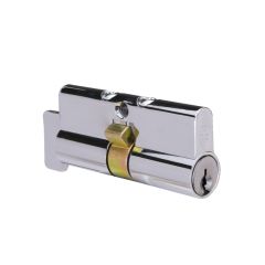 LOCKWOOD EURO PROFILE 9555-2 CYLINDER & TURN FIXED CAM 6RP Chrome Plate