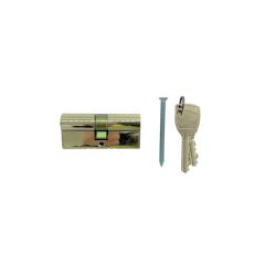 LOCKWOOD C4 9555 EURO PROFILE DOUBLE CYLINDER LAZY CAM 6KD Polished Brass